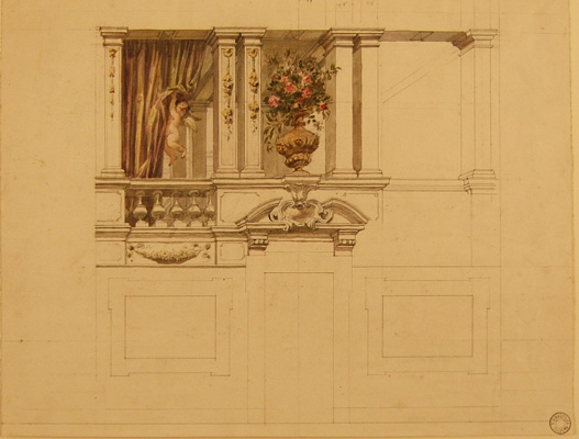 Giovanni Battista Baldi-Architettura illusionistica e motivi decorativi